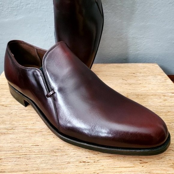 Vintage Breather Wright Leather Slip On Dress Shoes - Picture 4 of 8